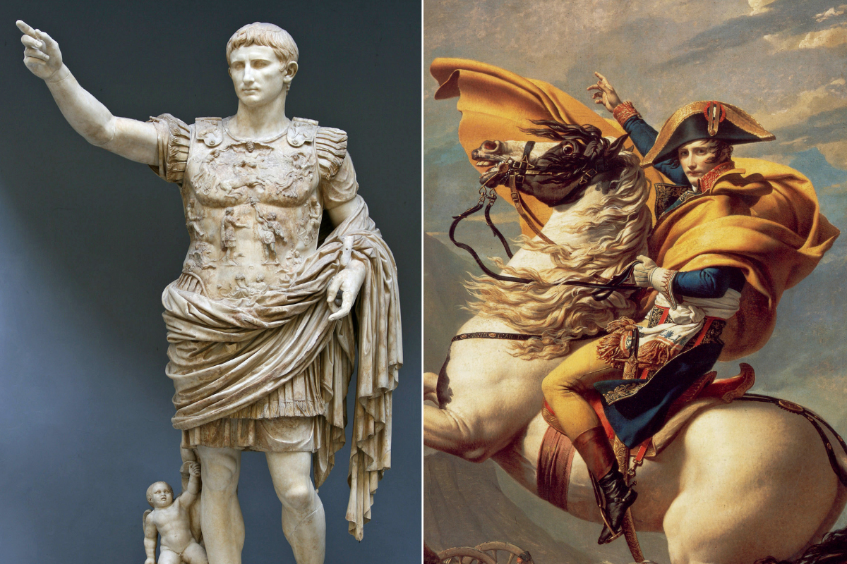 portraits, paintings, painters, poses, posing, photography, sculpture, ancient rome, napoleon, george washington