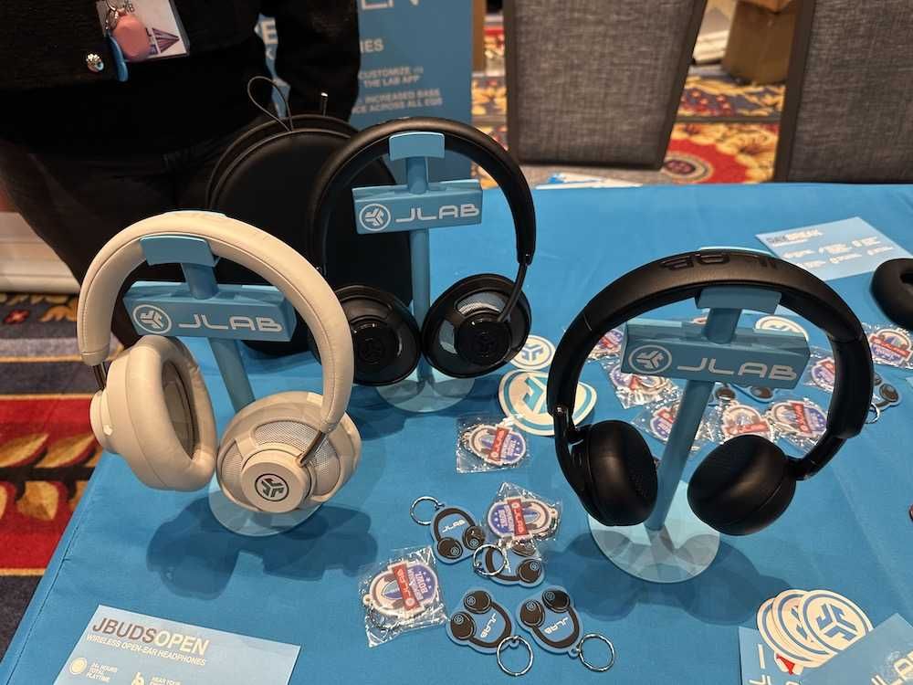 photo of JLabs JBuds Open Headphones at CES Show 2026