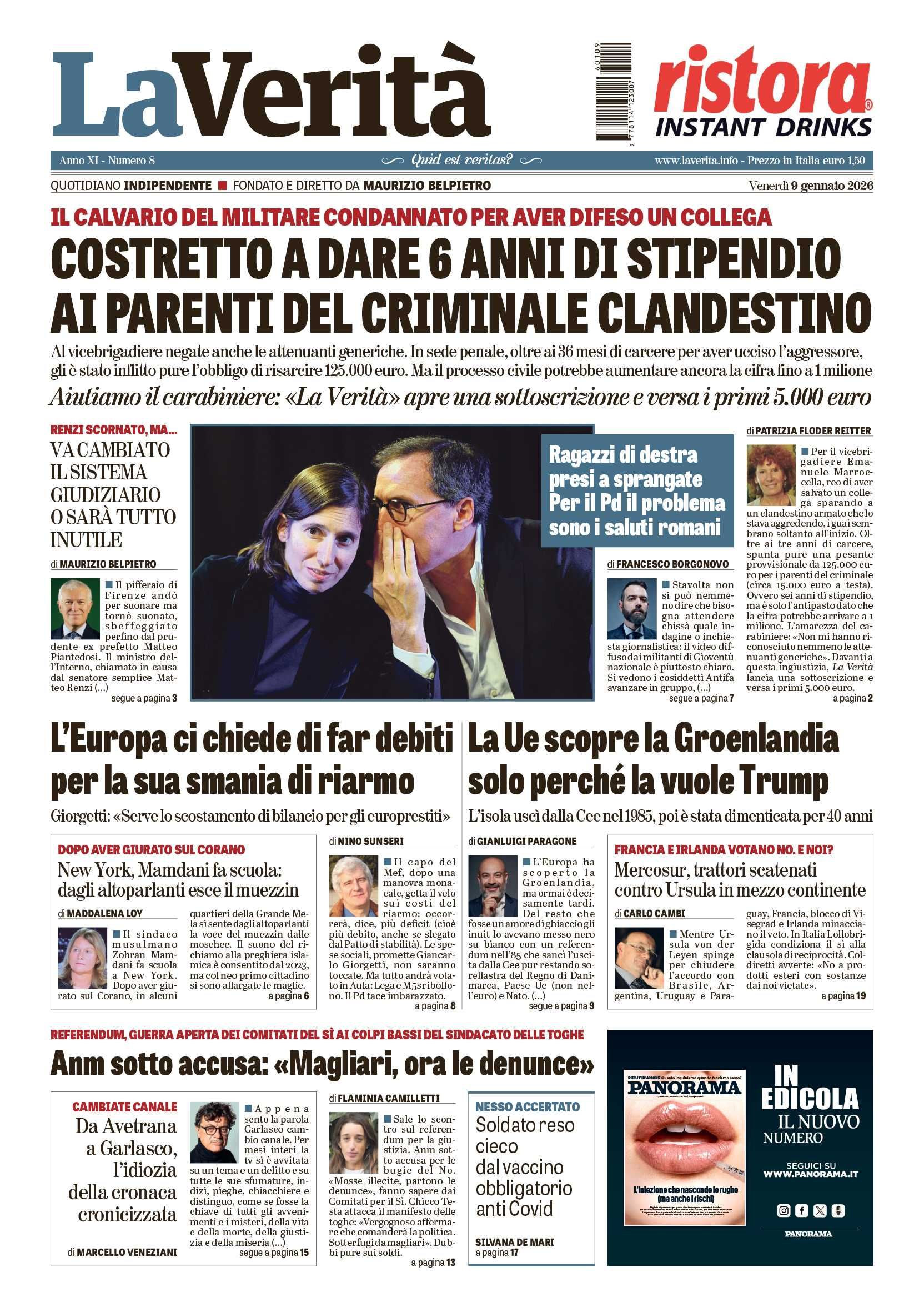 Oggi in edicola