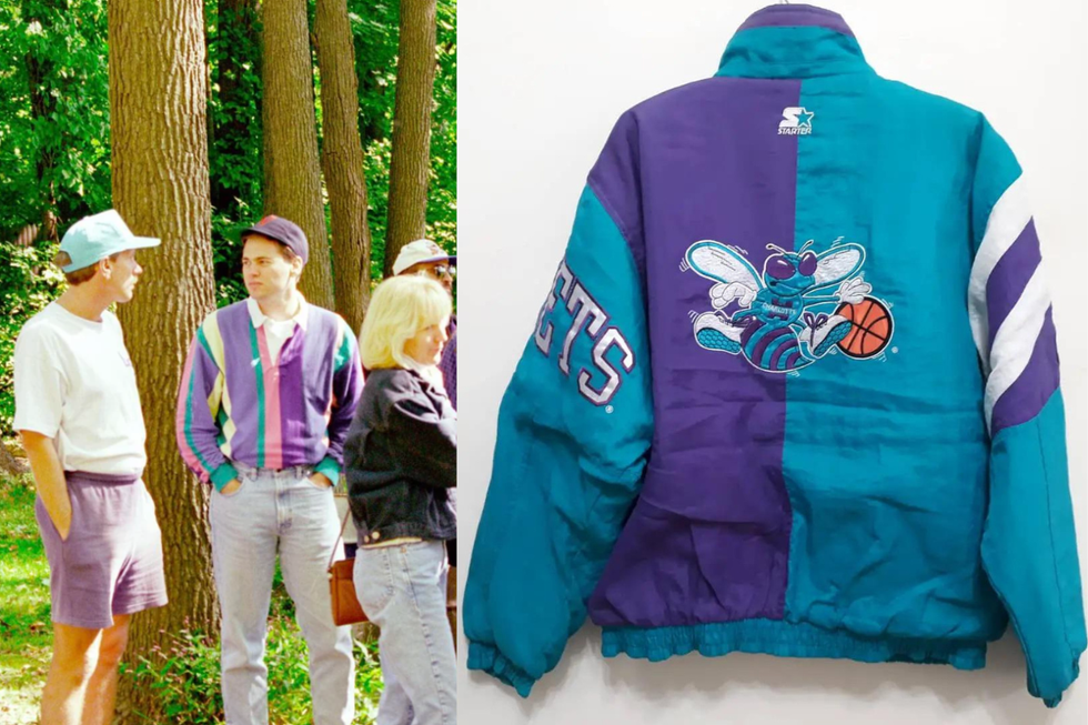 Millennials discuss their obsession with the teal-and-purple color combo in the '90s