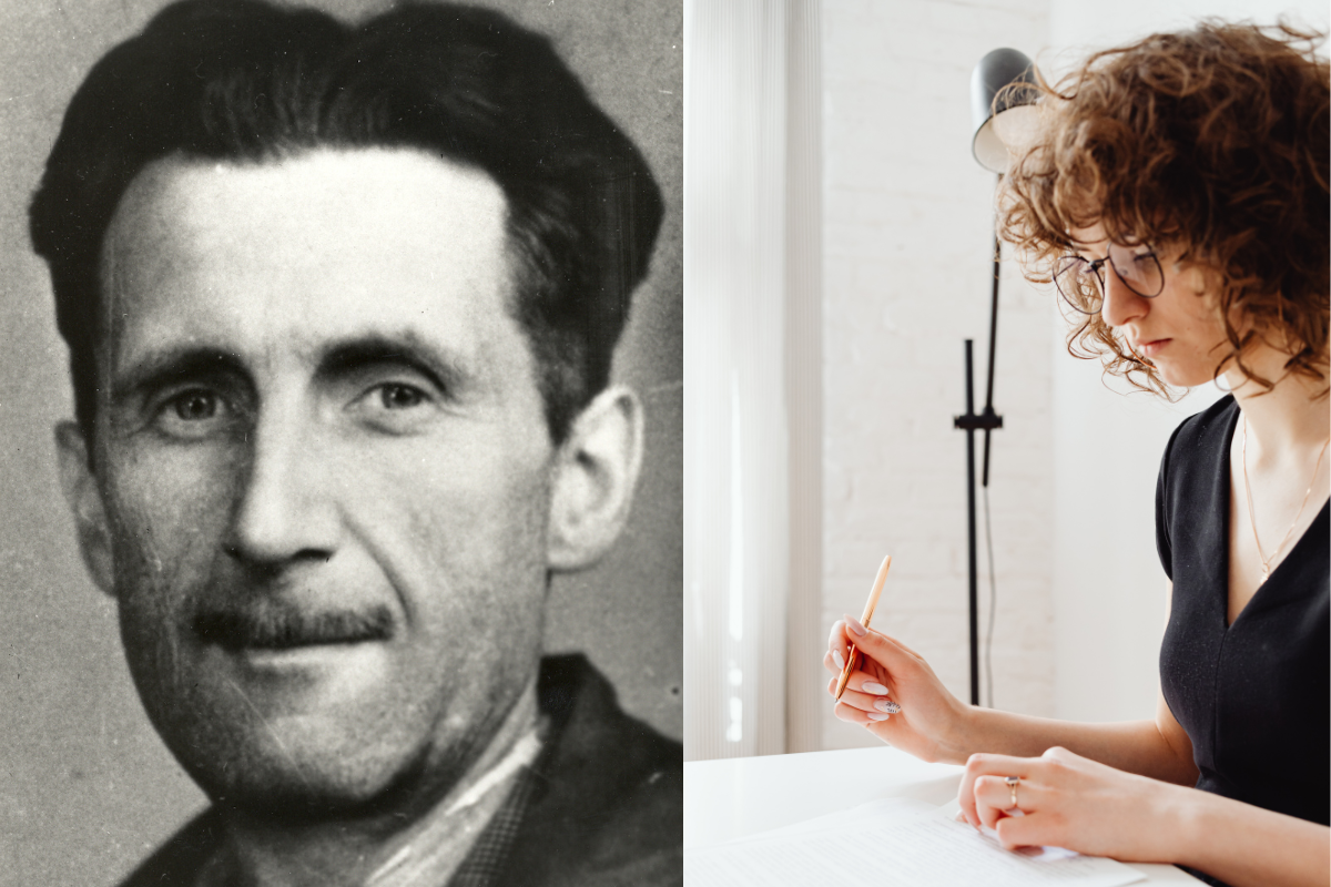 george orwell, author george orwell, writer, writing, writing tips