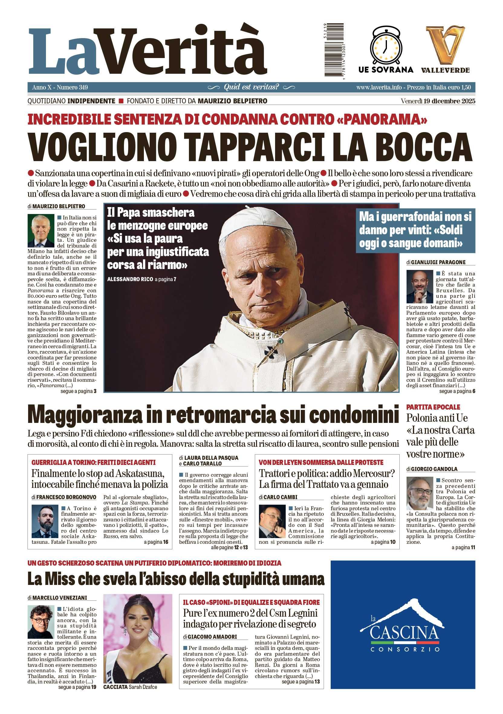 Oggi in edicola