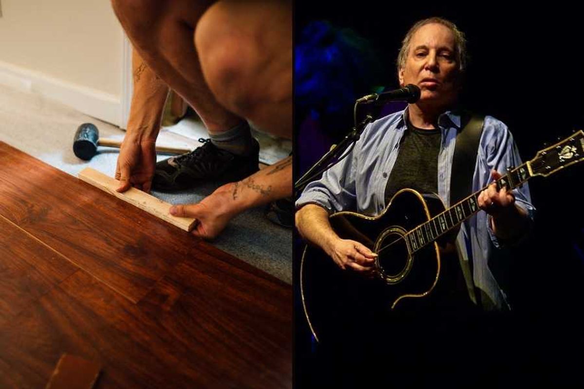 tradesperson, paul simon, karaoke, care home, singers, you can call me al