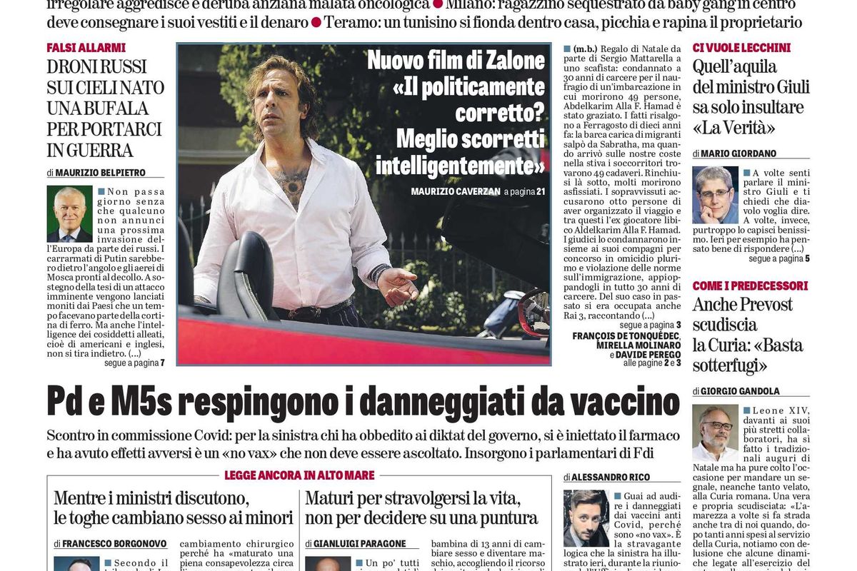 Oggi in edicola