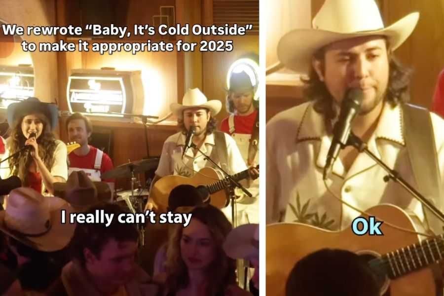 Country music duo hilariously makes a '2025 appropriate' version of 'Baby It's Cold Outside'