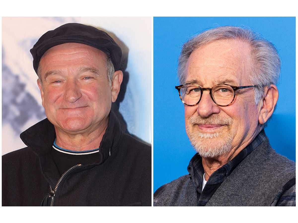 Robin Williams, comedian, Steven Spielberg, director, Schindler's List, filmmakers, celebrities, artists