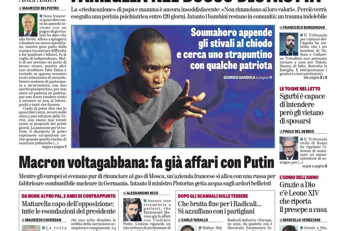 Oggi in edicola