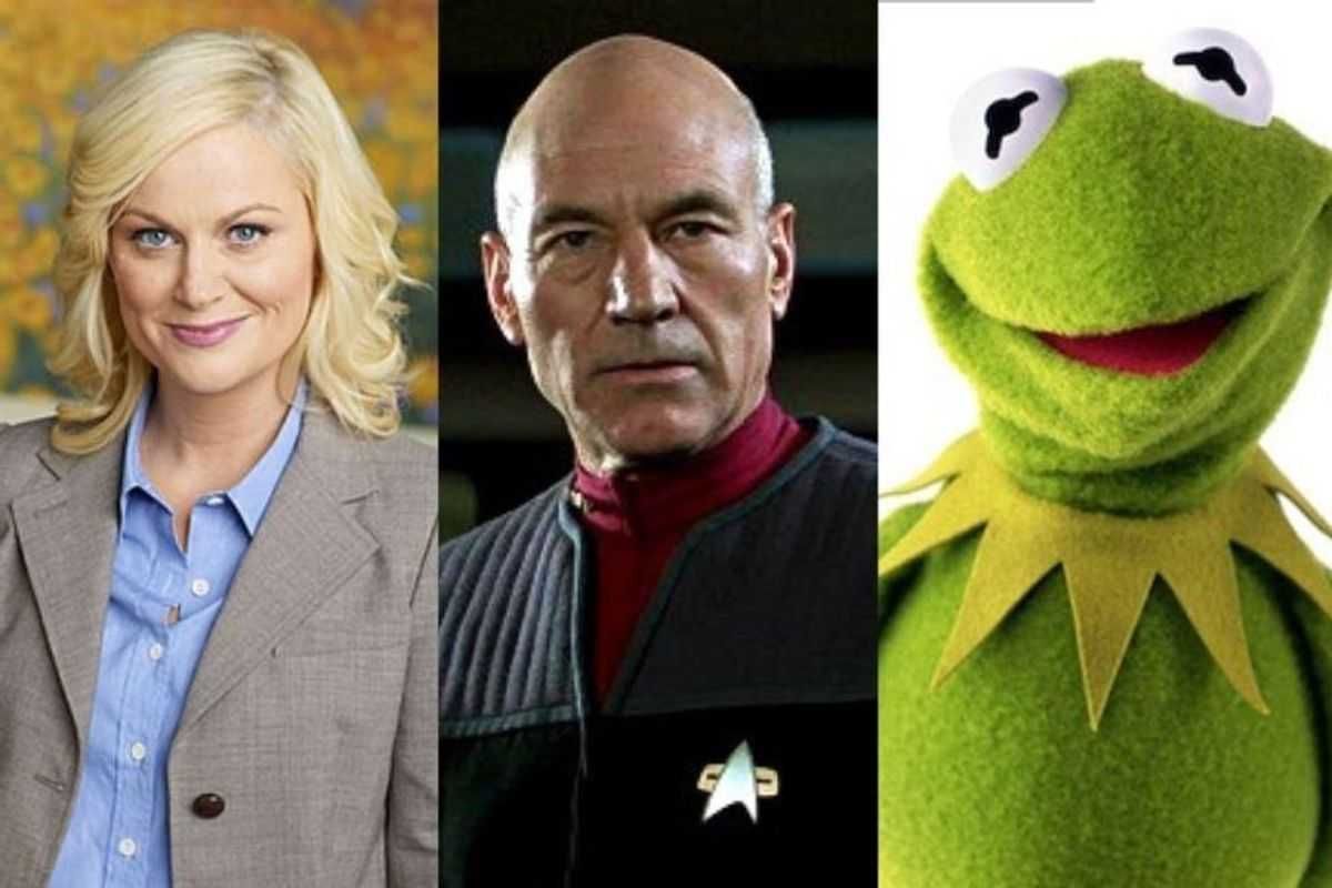 politics, elections, Star Trek, Muppets, Parks and Recreation, Leslie Knope, Amy Poehler, Patrick Stewart, Kermit the Frog