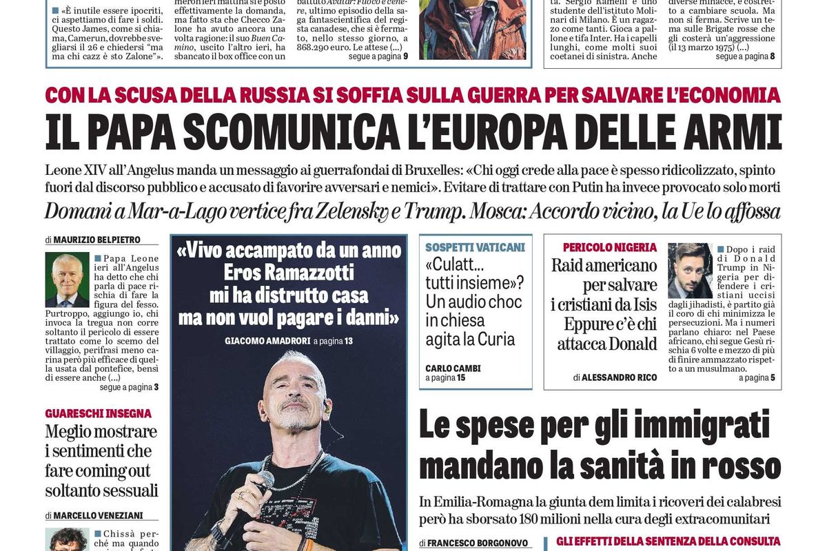 Oggi in edicola