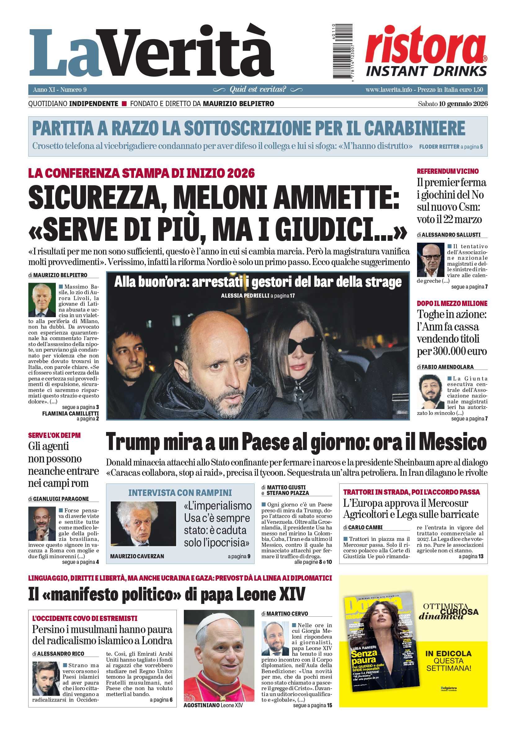Oggi in edicola