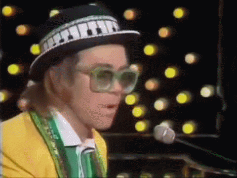 elton john, elton john gif, elton john singing, elton john piano, elton john fashion