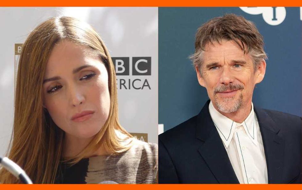 Ethan Hawke playfully roasts Rose Byrne over her 16-year-old brutal review of his first novel