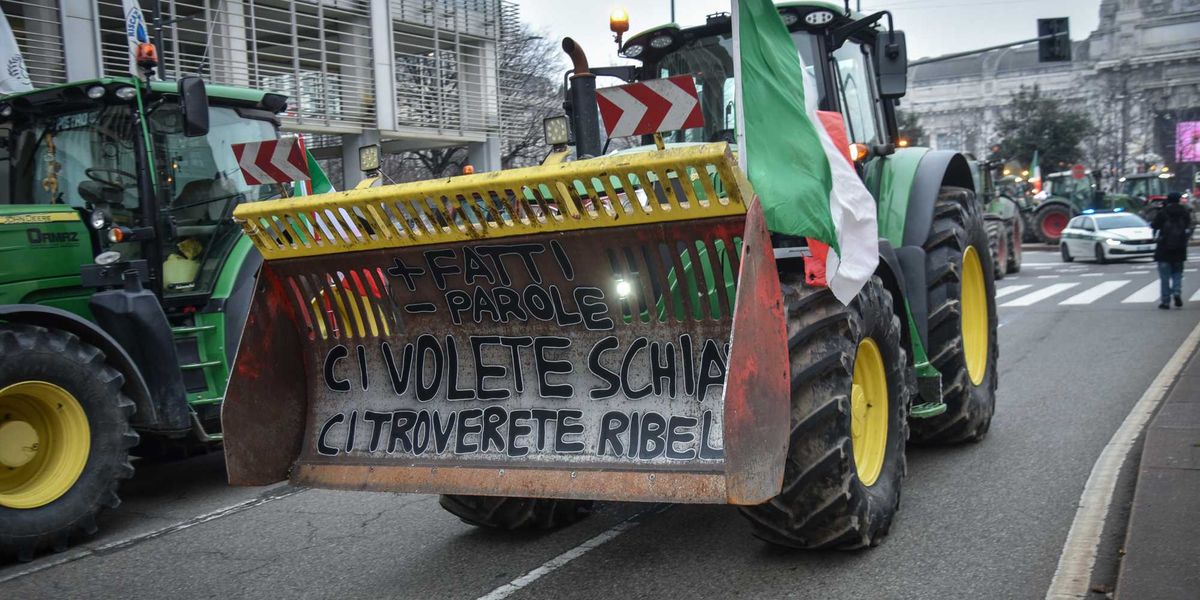 Agricoltori rovinati per una briciola di Pil