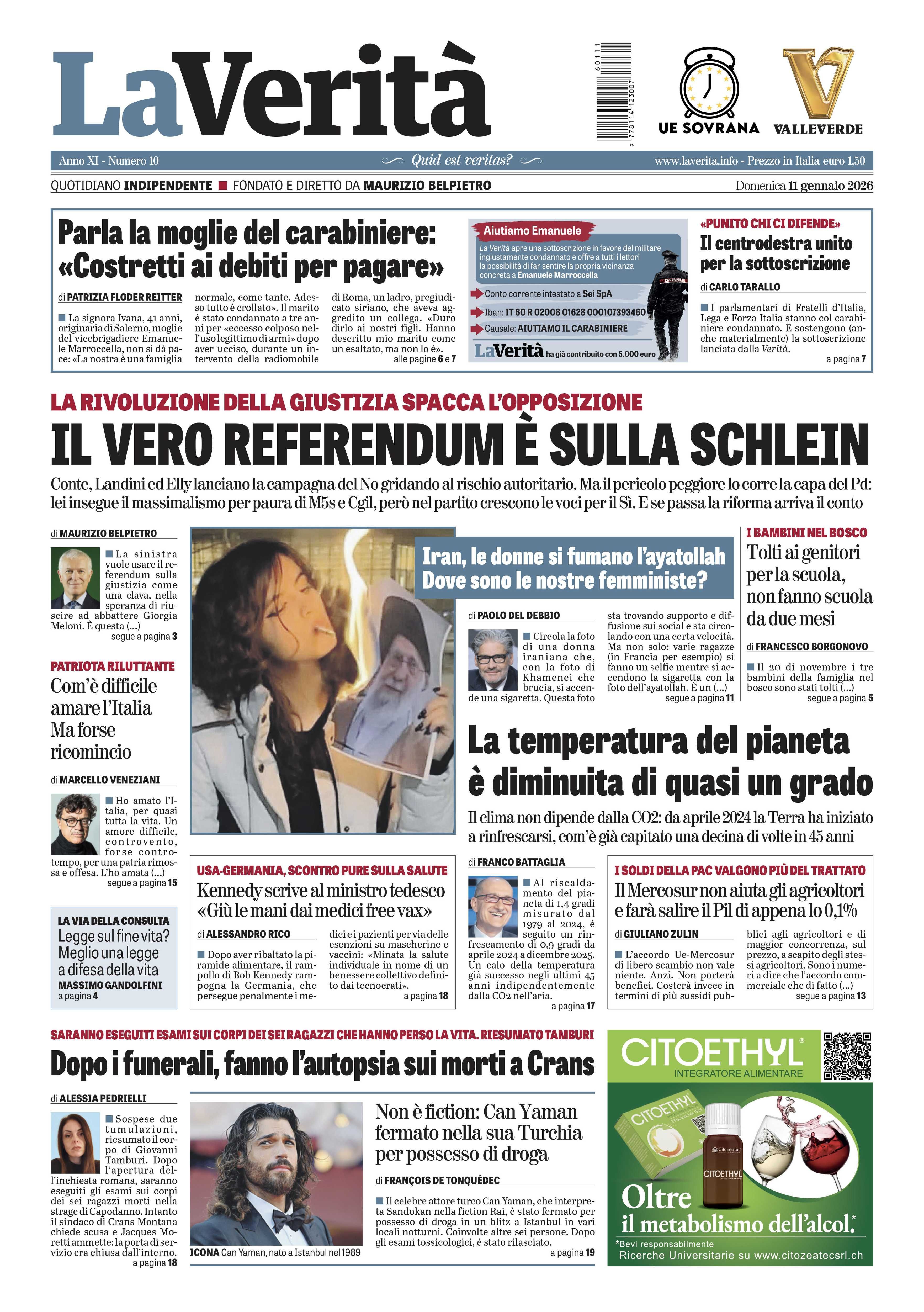 Oggi in edicola