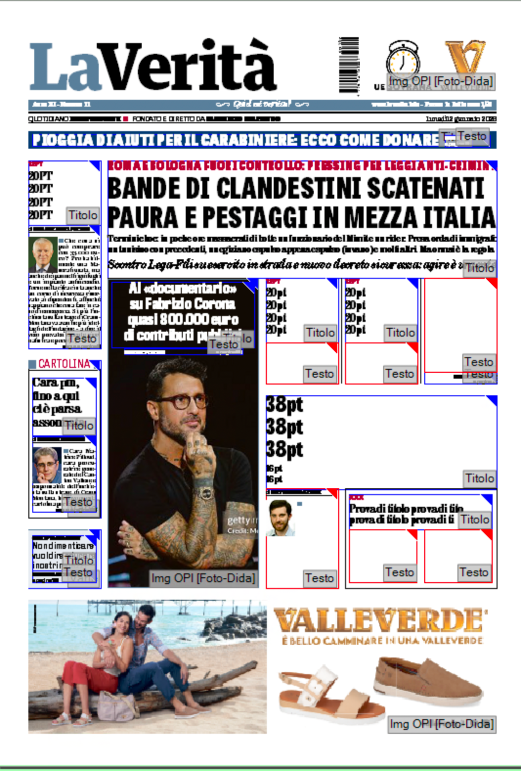 Oggi in edicola