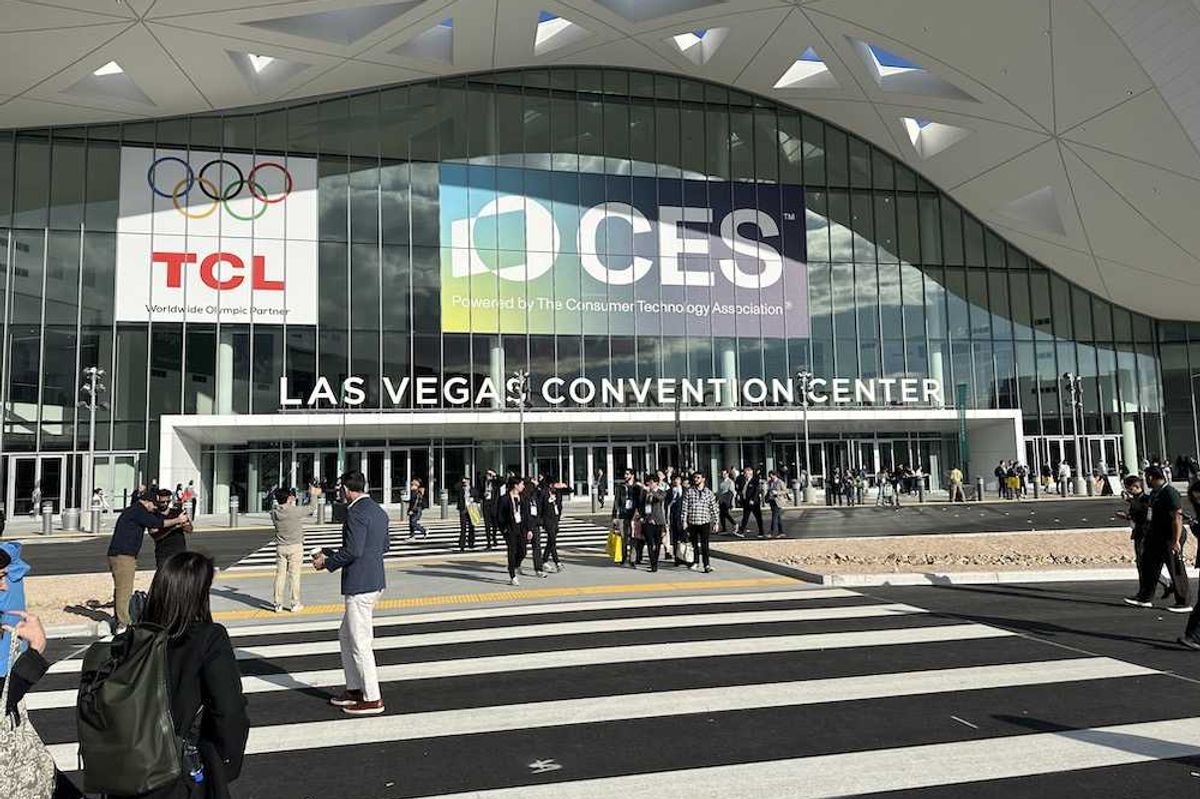Entrance to CES Show at Las Vegas Convention Center