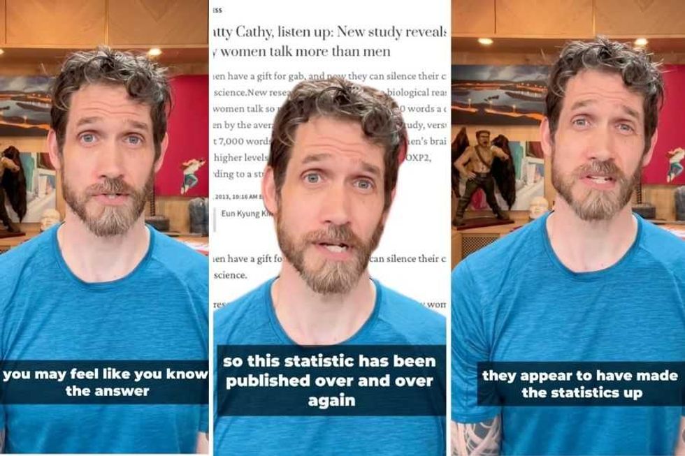 Dialect coach expertly debunks the age-old myth that women talk more than men