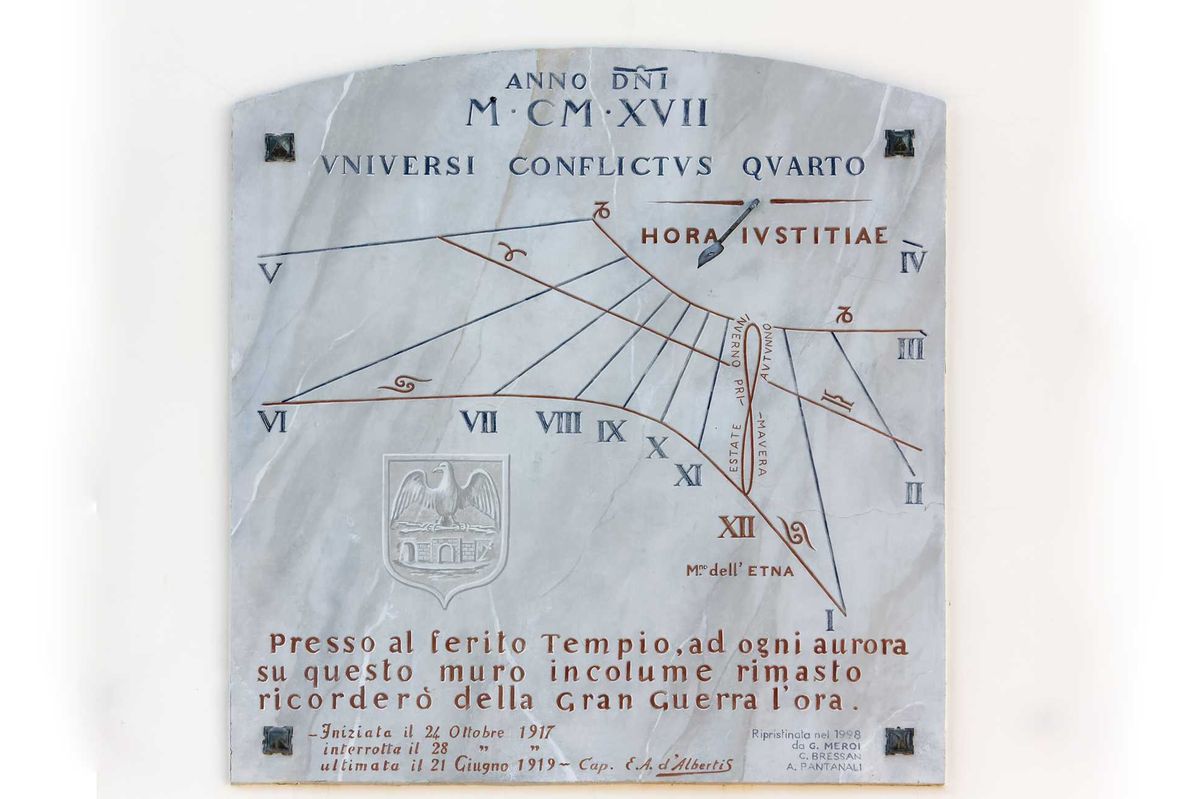 «La luce e l'ombra della Storia» nelle meridiane della Grande Guerra
