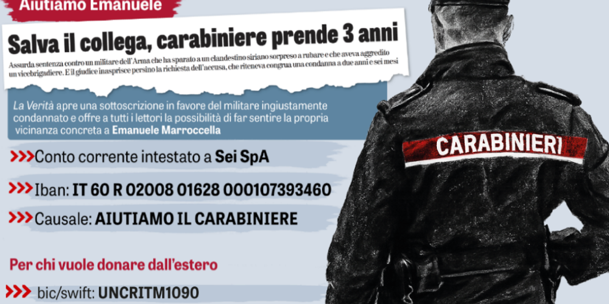 240.000 euro per il carabiniere