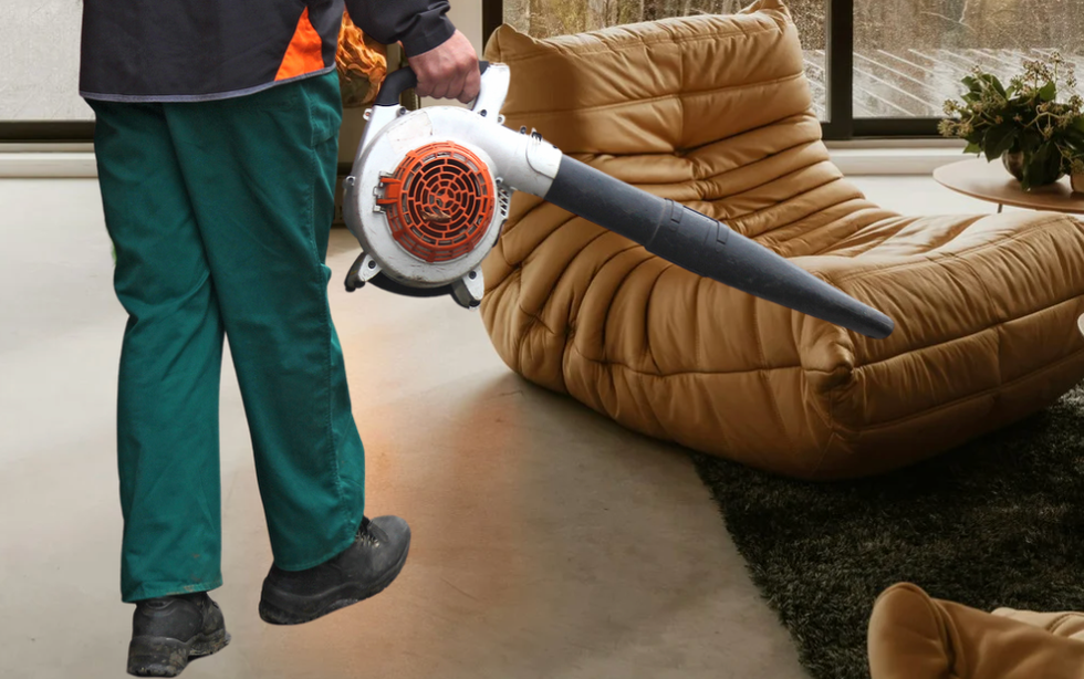 People swear that one of the very best house-cleaning tools available is a leaf blower