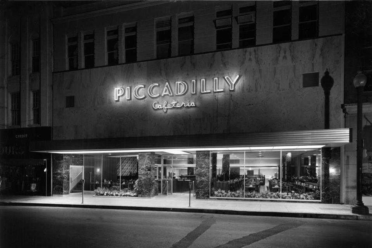 cafeteria, cafeterias, cafeteria-style restaurant, cafeteria restaurant, piccadilly cafeteria