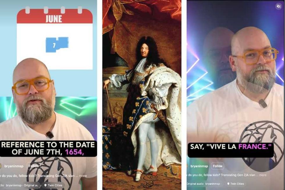 Gen X guy pretends the notorious '6 7' meme is a reference to historical events and it somehow works