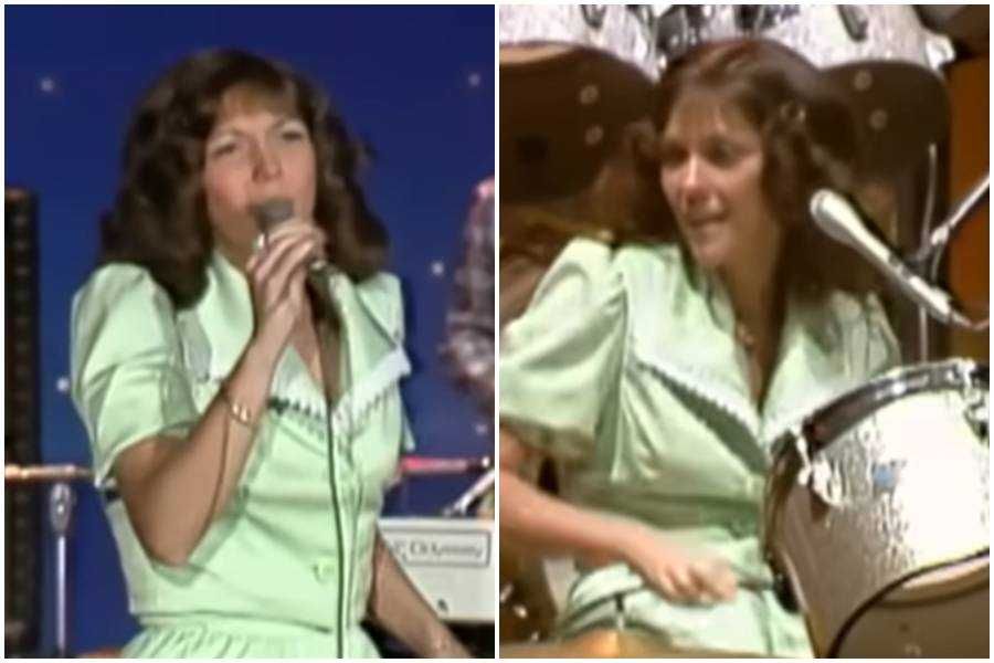 karen carpenter, tonight show, the carpenters, karen carpenter drums, superstar