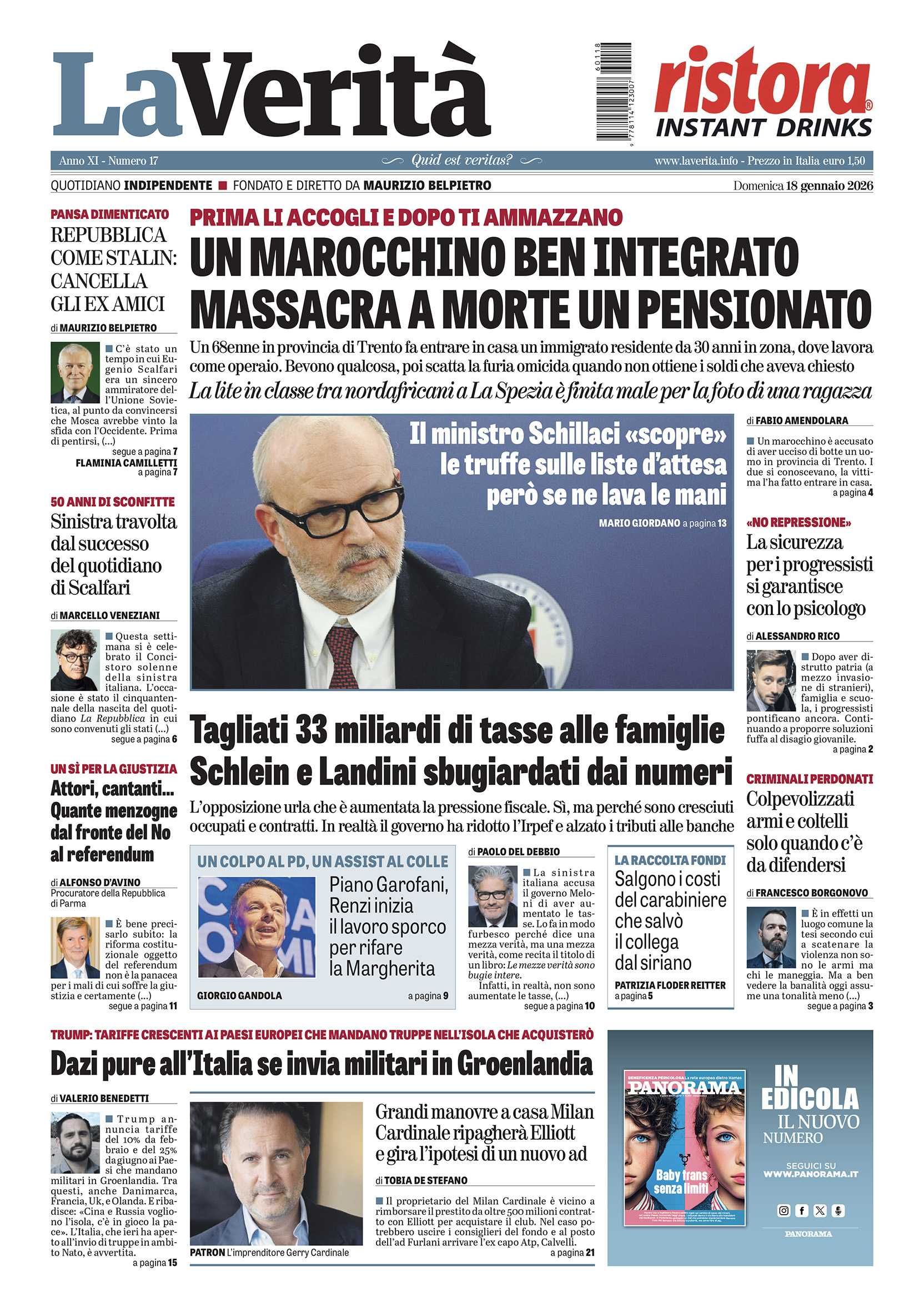 Oggi in edicola