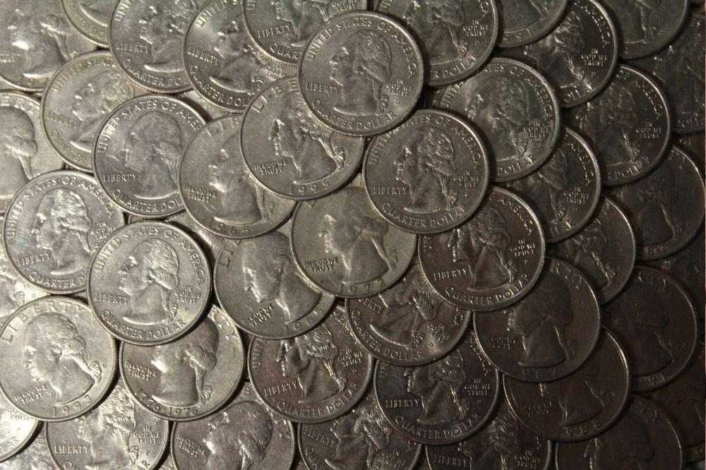 a photo of quarters