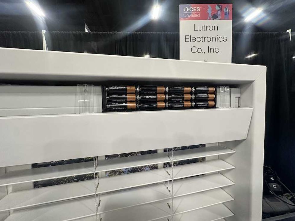 a photo of Caseta Smart Wood Blinds' power source