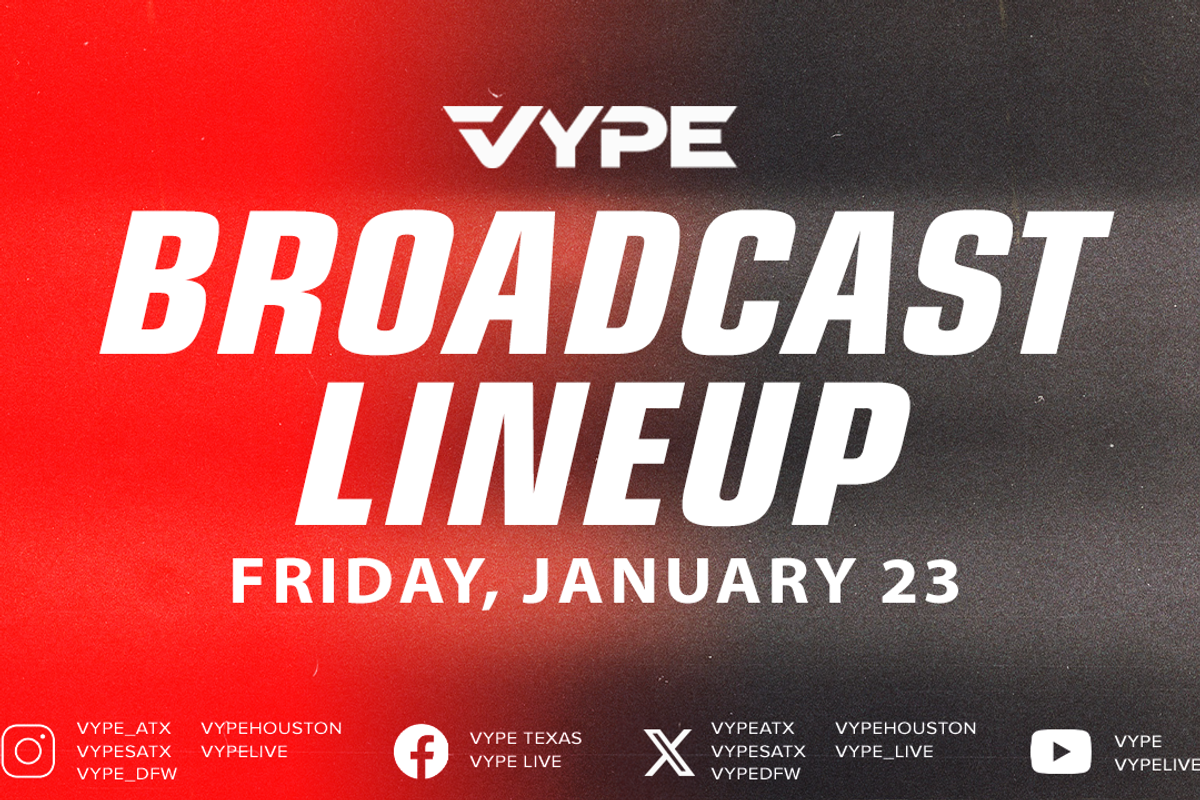 VYPE Live Lineup - Friday 1/23/26