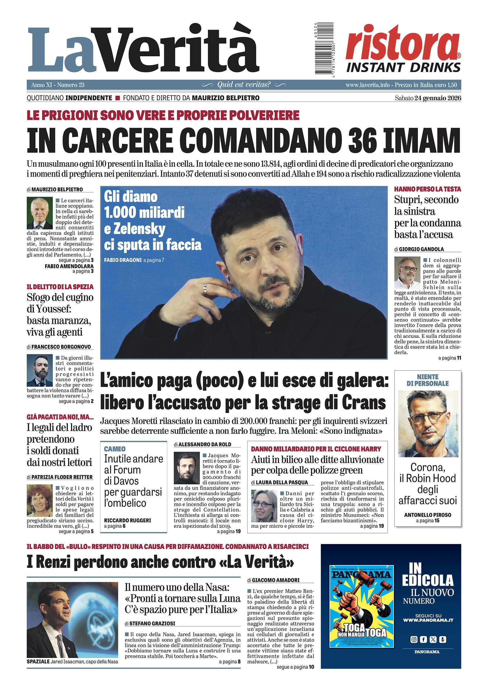 Oggi in edicola