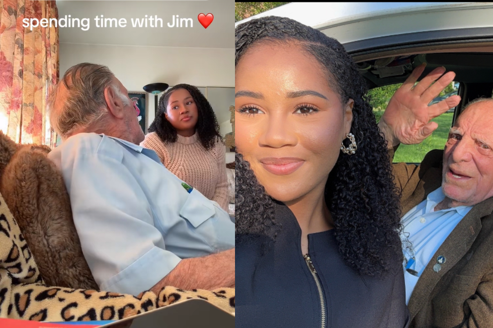 Destiny Smith, Jim friendship, TikTok story, viral kindness, senior care, car accident story, good news, seen TV, unexpected friendship, fender bender, heartwarming TikTok, caregiving, viral compassion, elder support, human connection, TikTok viral video, friendship story, kindness wins, social media story, helping seniors