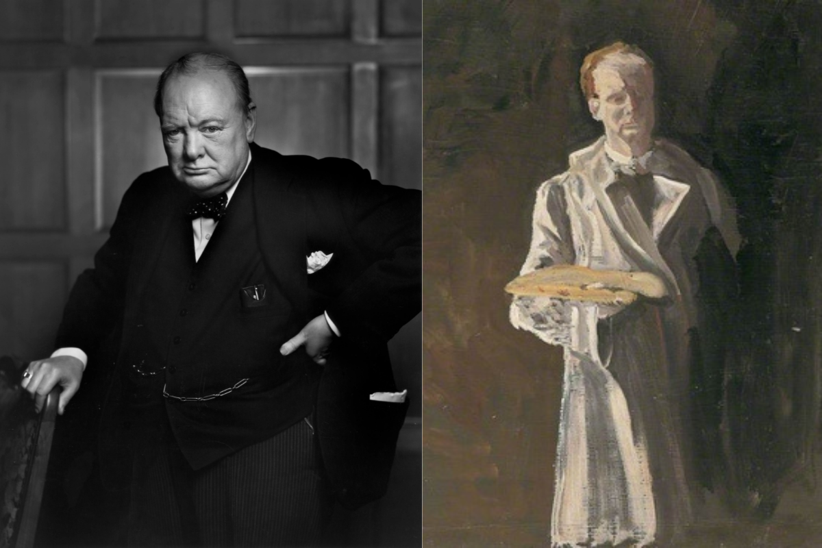 winston churchill, winston churchill british, sir winston churchill, winston churchill painter, winston churchill painting, winston churchill depression