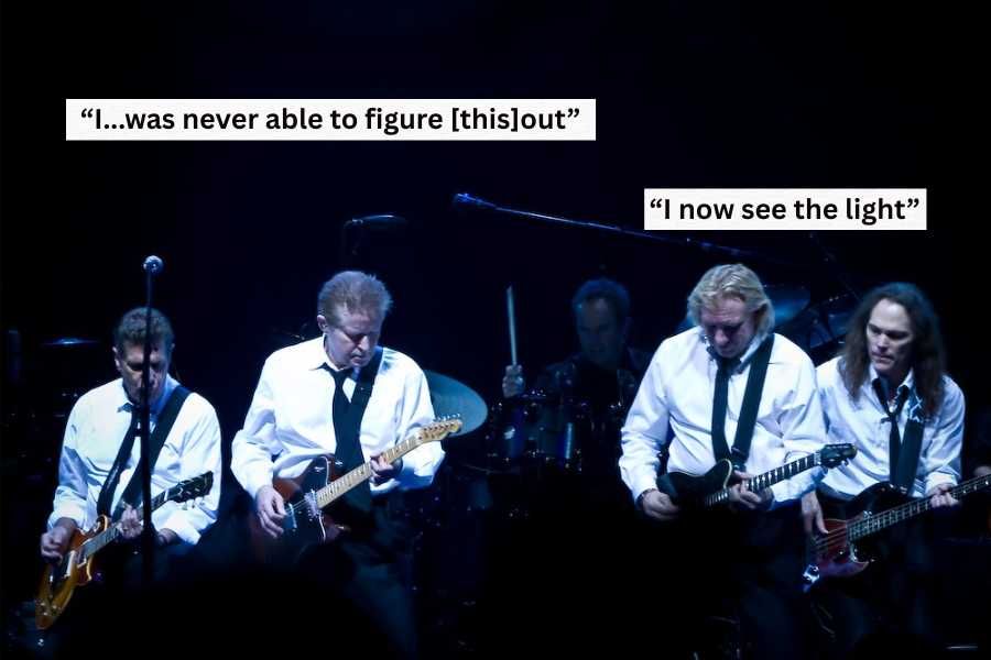 eagles, eagles take it easy, rock songs, music theory, rhythms