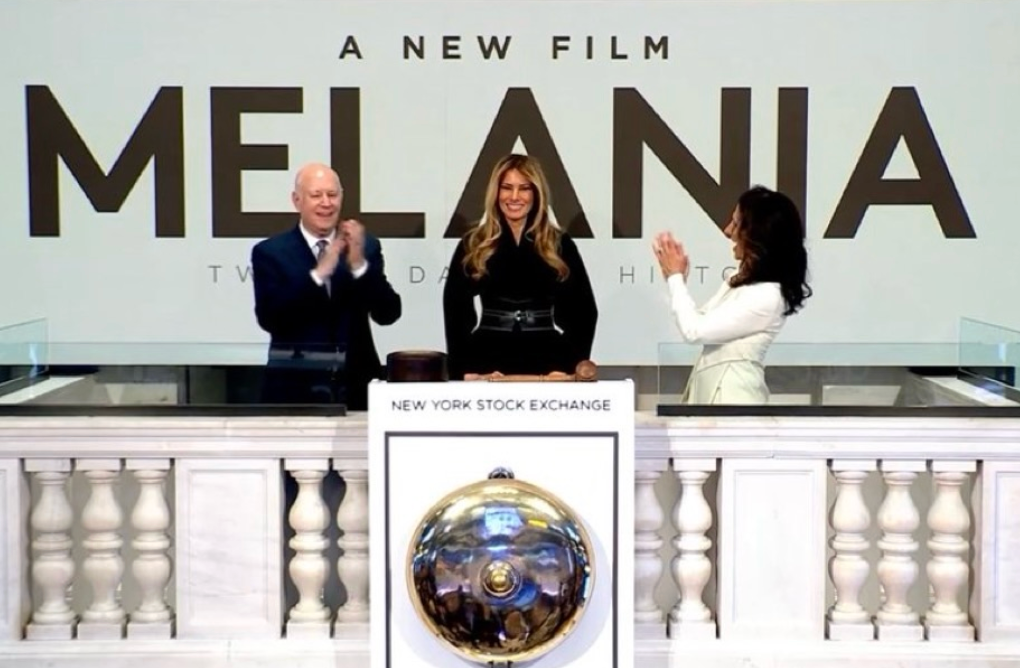 Wall Street Offers Lukewarm Greeting To Melania And Her Movie Grift
