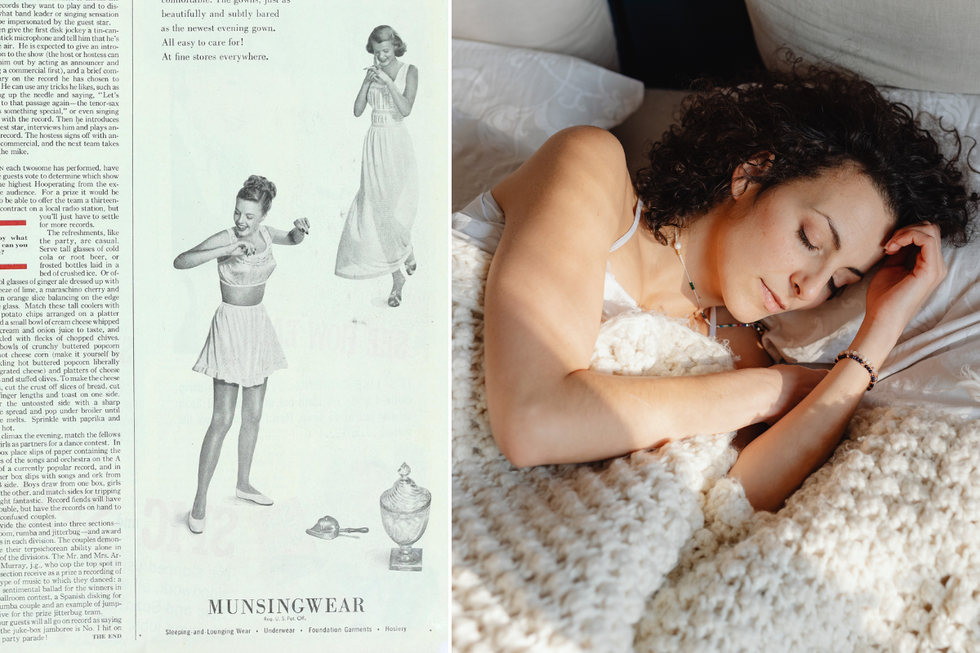 Woman follows '1940s bedtime routine' and can't believe how restful it is