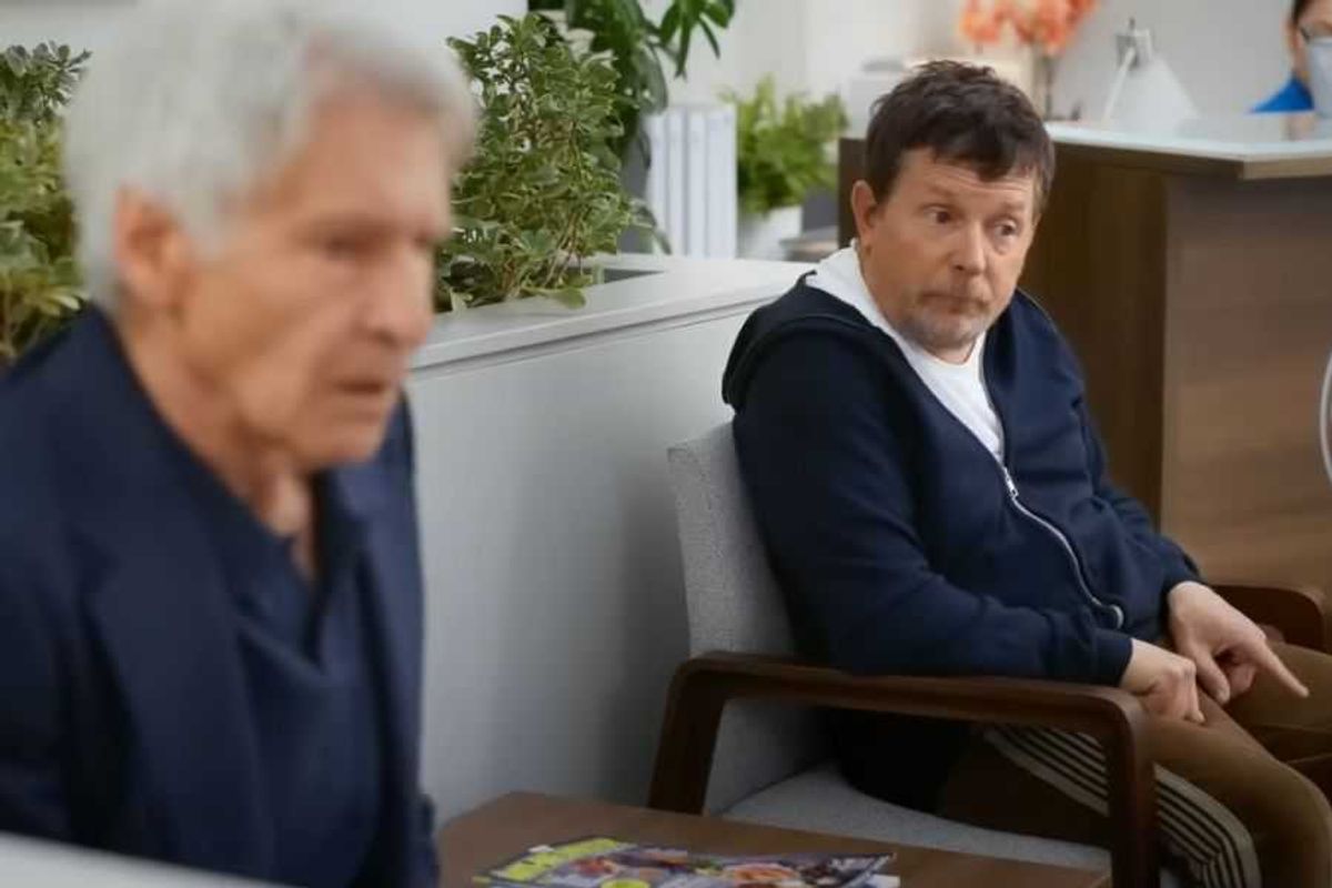 Shrinking Season 3, Harrison Ford, Michael J Fox, Michael J Fox Shrinking, Apple TV, Parkinson's, pop culture, Jason Segel