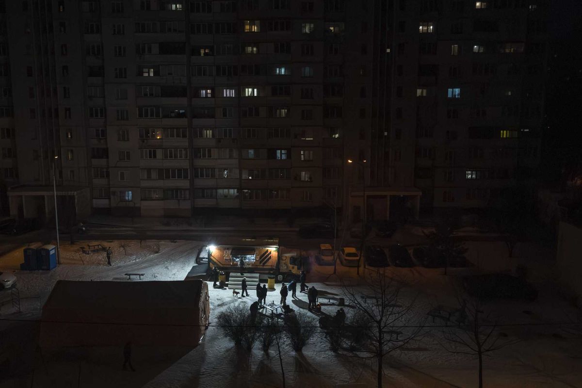 Mezza Ucraina finisce ancora al buio