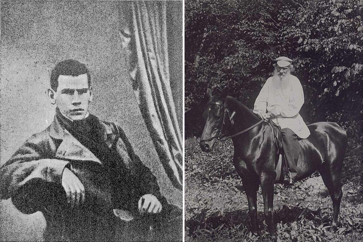 leo tolstoy, diary, horse, writer, famous journal entries
