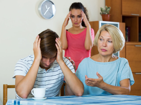 baby boomer grandparents, angry parents, upset parents, shocked parents, family