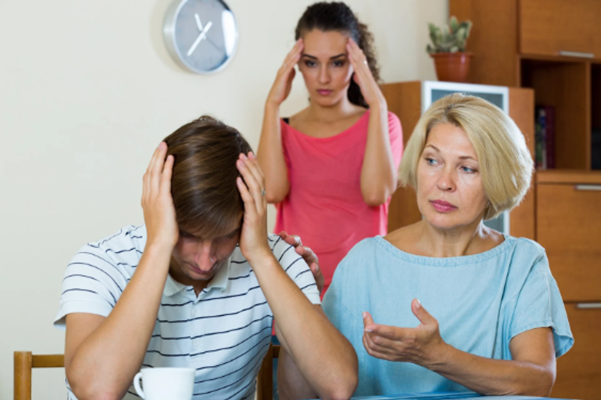 baby boomer grandparents, angry parents, upset parents, shocked parents, family