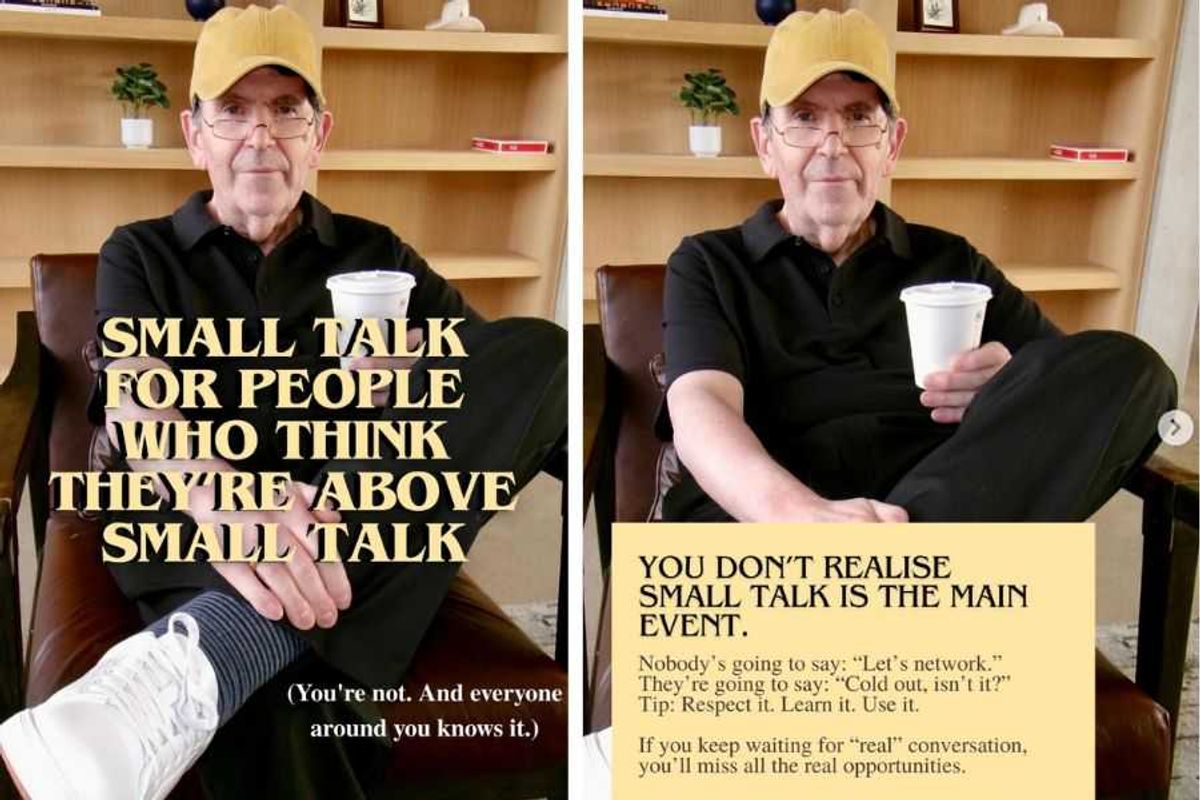 social skills, michael baker, conversation tips, small talk, small talk tips, social science, how to be social, making friends