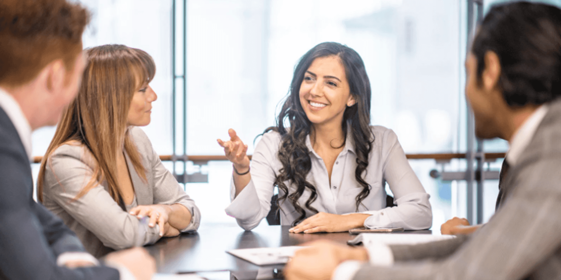 coworkers, coworker, coworkers listening, active listening, good listening