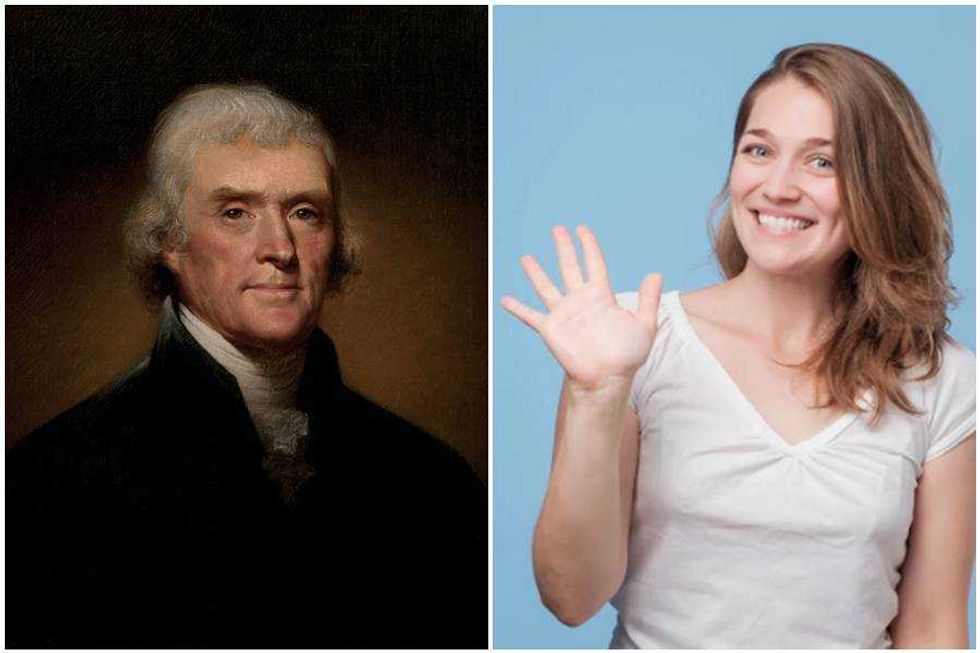 Thomas Jefferson coined a hip and funny phrase for abrupt goodbyes that still holds up today