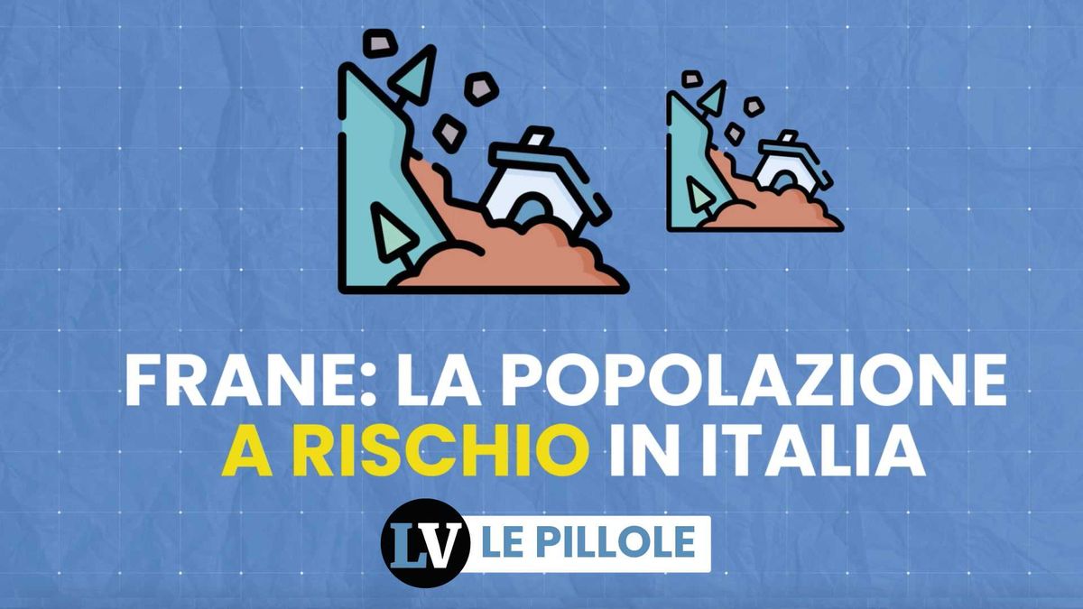 Frane: la popolazione a rischio in Italia