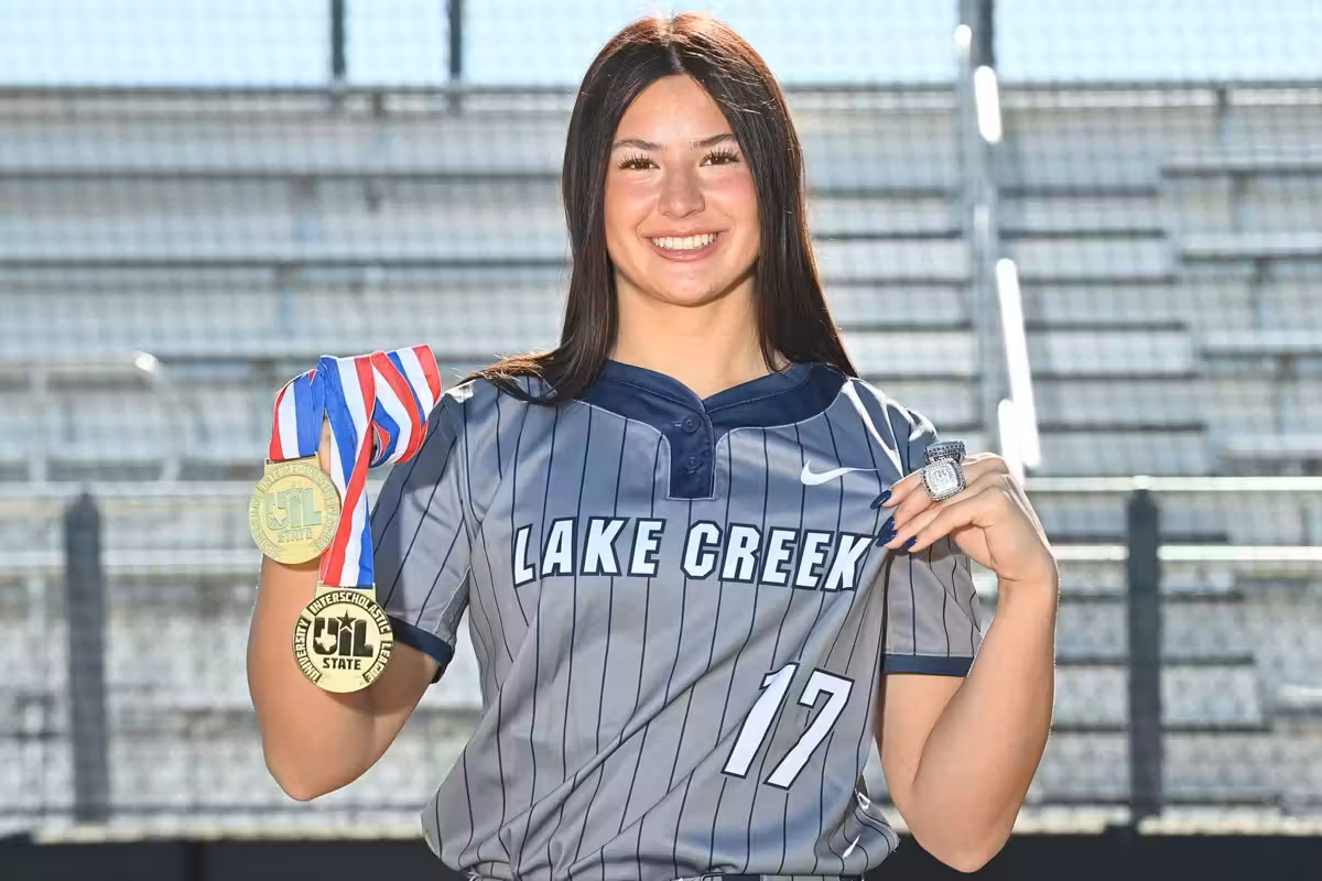 UNBOTHERED: Lake Creek’s State MVP Sara Wiggins embodies ice-cold resolve