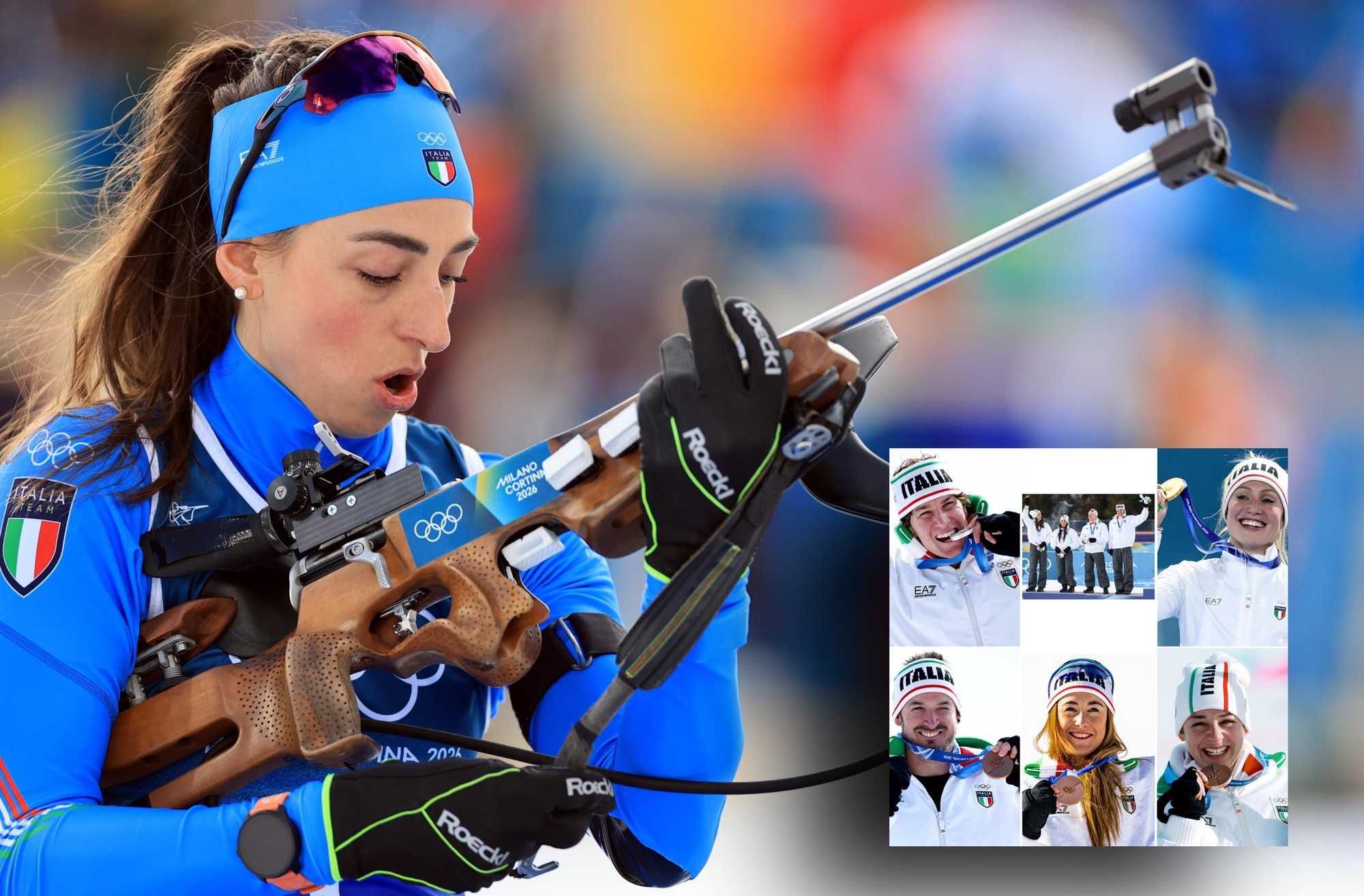 Mai così tante medaglie italiane in un giorno