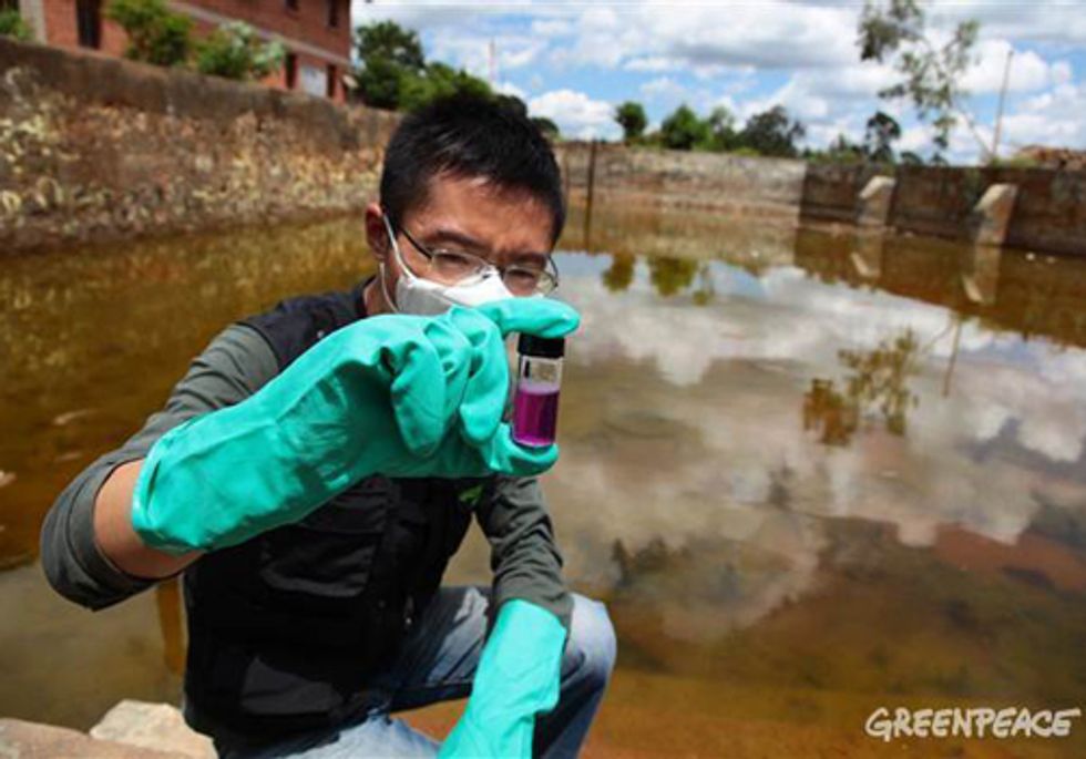 Greenpeace Campaign Ignites National Clean-Up of Toxic Dump Sites in China