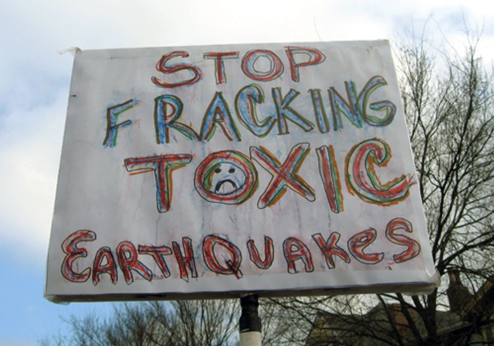 Anti-Fracking Rally Occupies State of the State Address in Steubenville, Ohio